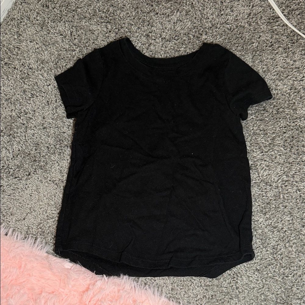 Cat & Jack Black Short Sleeve Tee